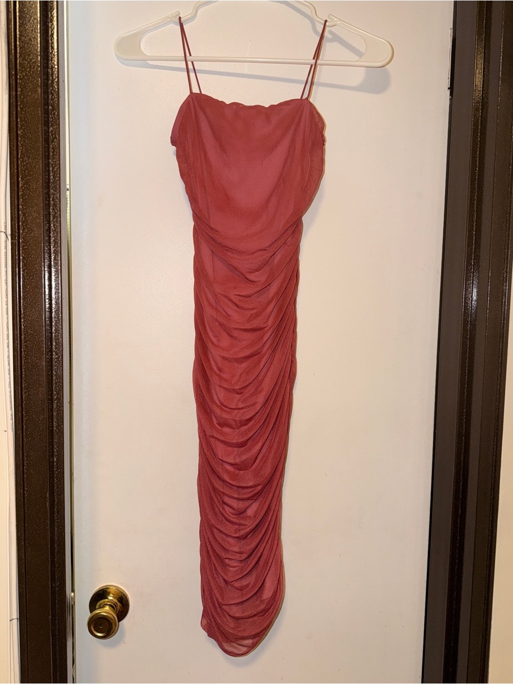 Mauve bodycon dress